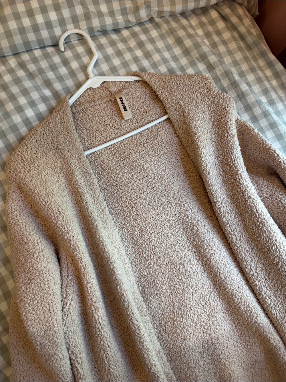 SKIMS Sherpa Robe in Beige